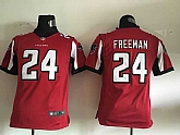 Youth Nike Atlanta Falcons #24 Freeman Red Game Jersey